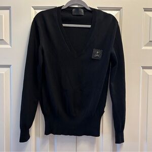 Philipp Plein Black Knit Sweater